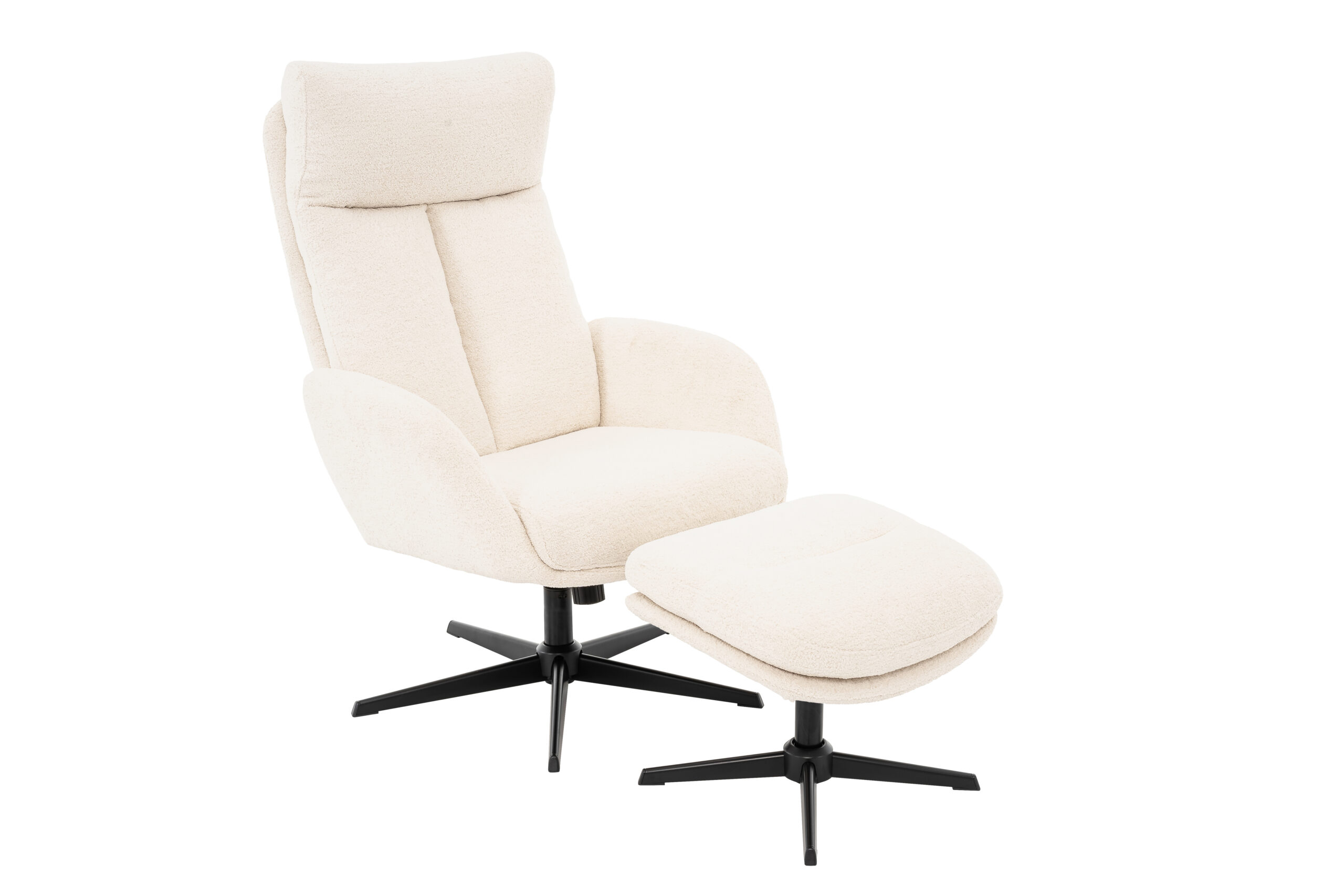 Forma lænestol inkl. fodskammel - FG140164 - Boogie 3661 cream